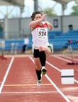 Emma Pringle (Gateshead) under-20 triple jump, Northern Championships, Sport City, Manchester